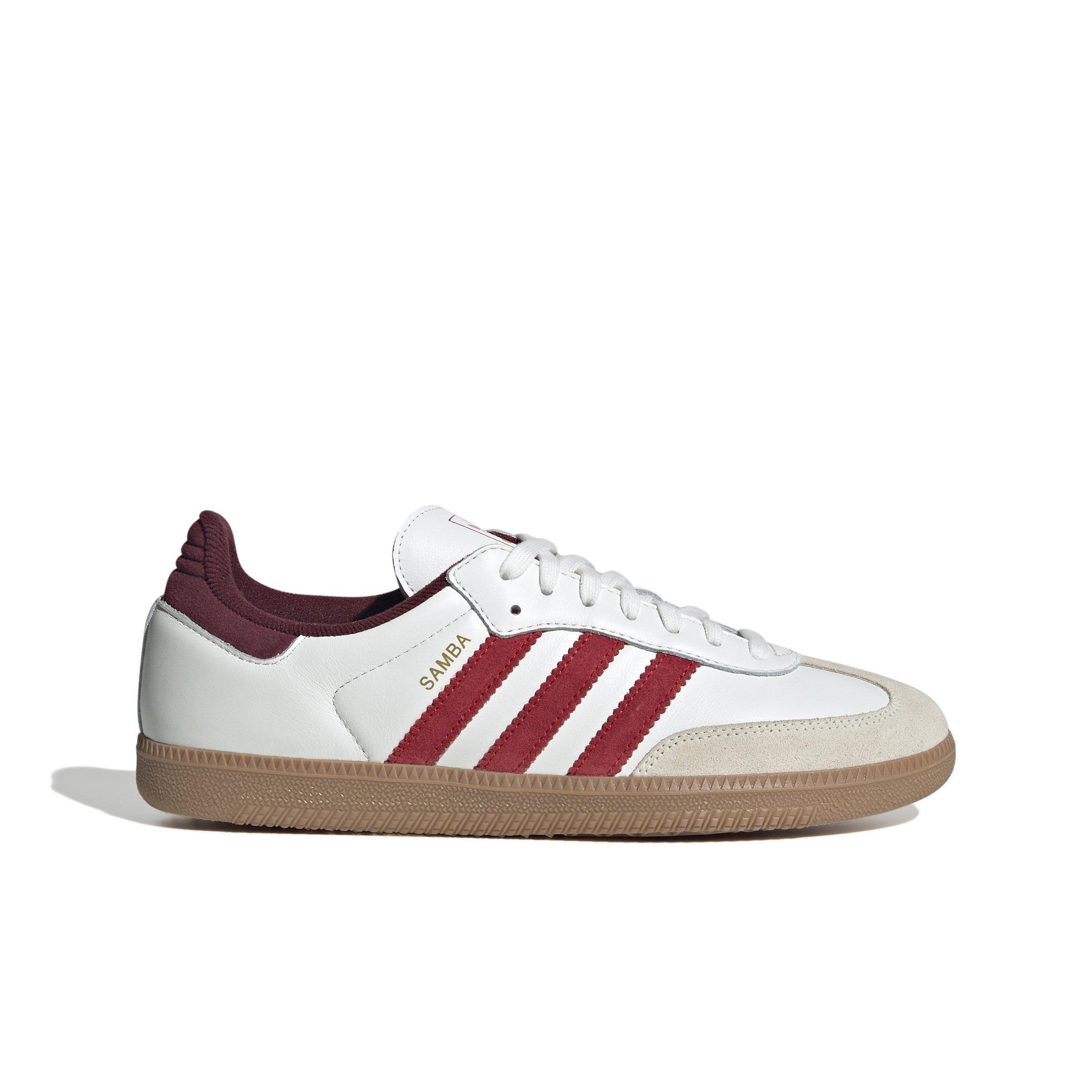 adidas Originals Samba OG "Core White/Better Scarlet/Shadow Red" Men's Shoe